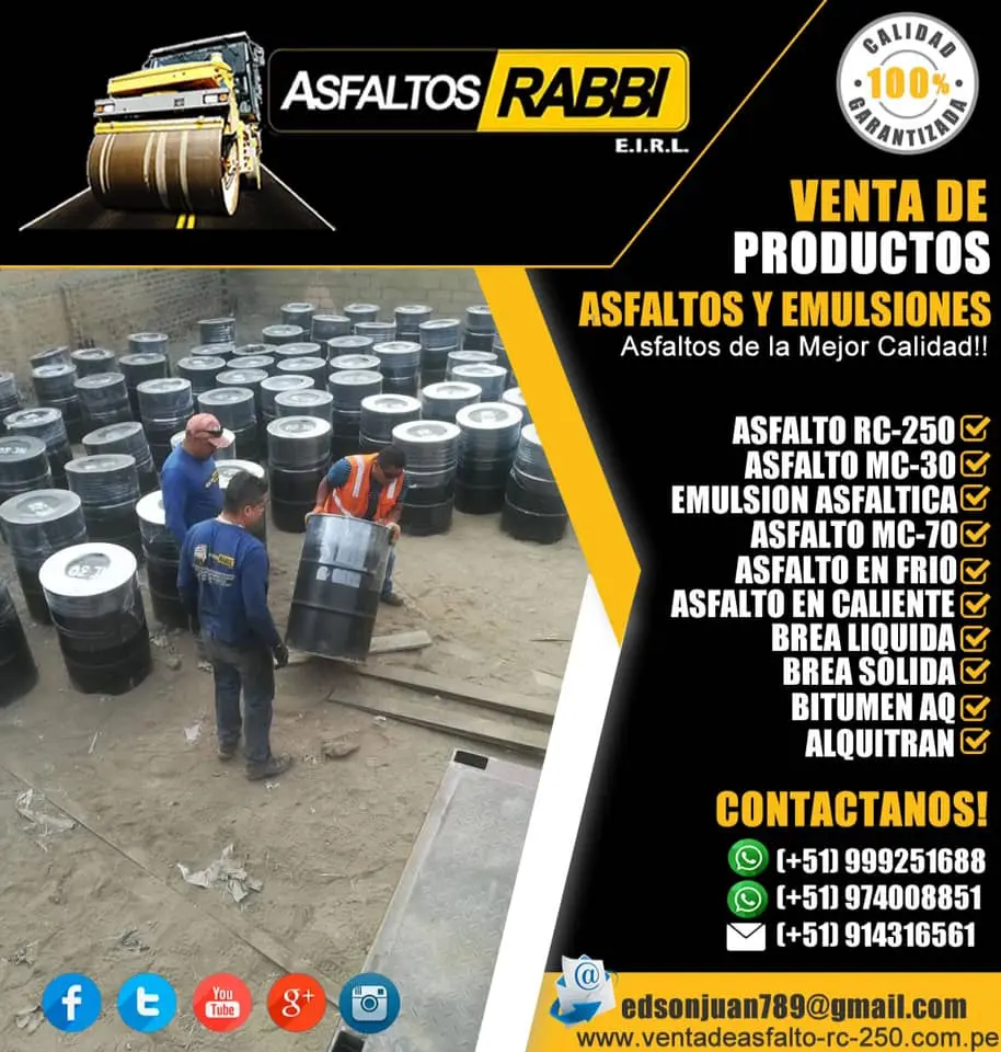 TE VENDO ASFALTO EN FRIO EN BOLSA DE 50 KILS ASFALTO MC-30 