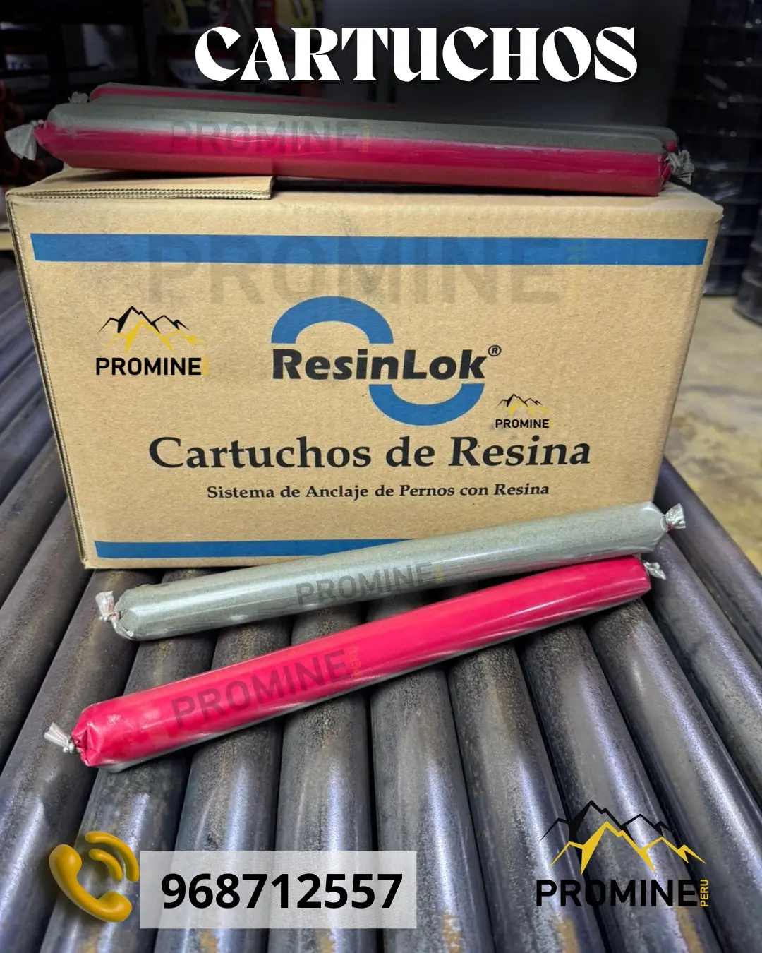 CARTUCHOS DE RESINA Y CEMENTO