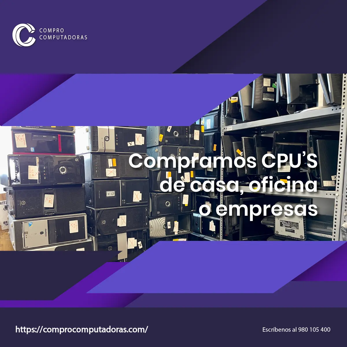 Compra directa de equipos informáticos dados de baja