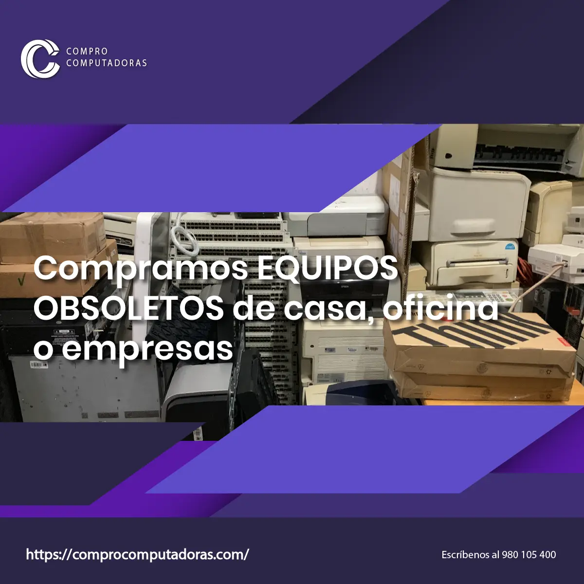 Servicio corporativo de compra de computadoras usadas