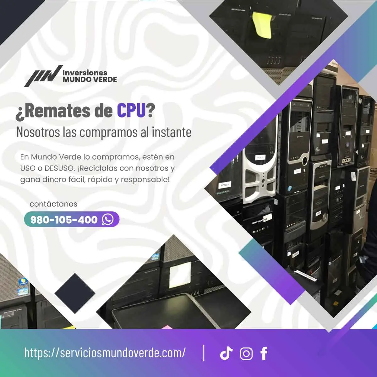 TIENES CPU LO COMPRAMOS 
