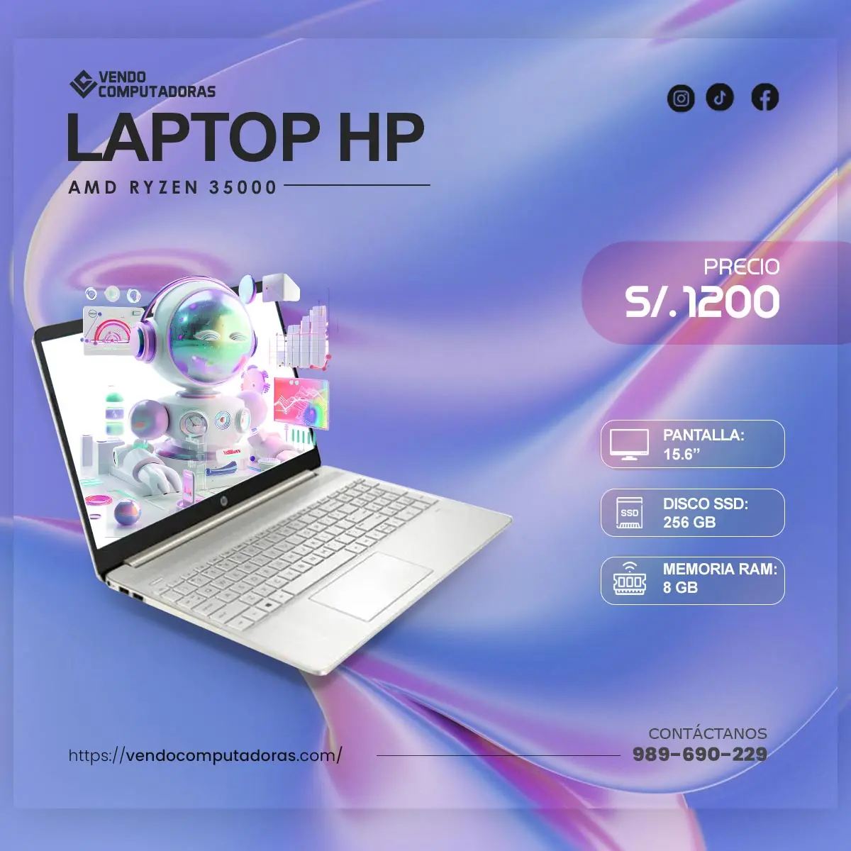  Potencia portátil Laptop rápida con SSD y RAM ideal par