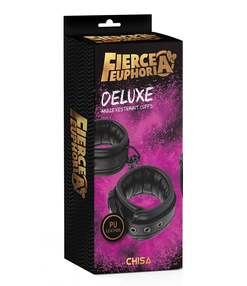 Deluxe Ankle Restraint Cuffs Ajustable Material Poliuretano