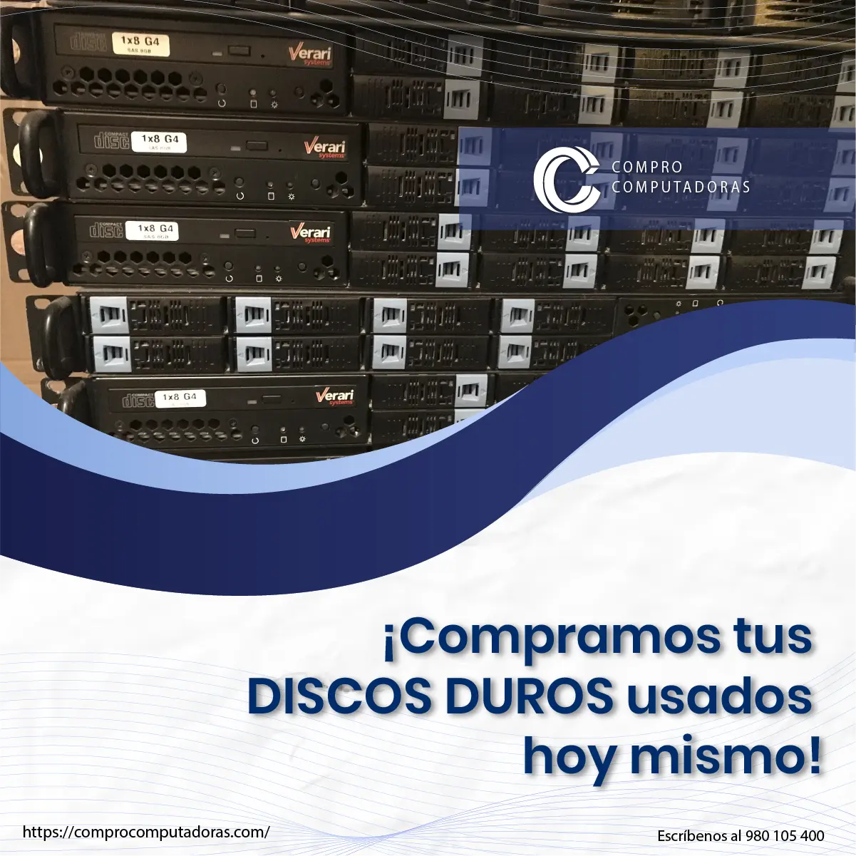 Compra segura de computadoras dadas de baja