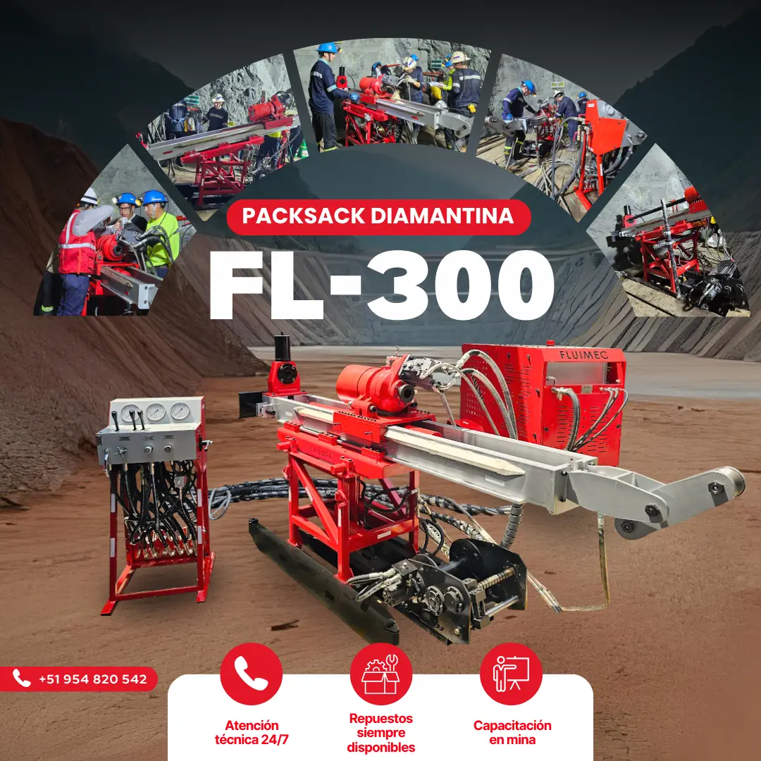 PACKSACK DIAMANTINA FL300 equipo para industria minera 