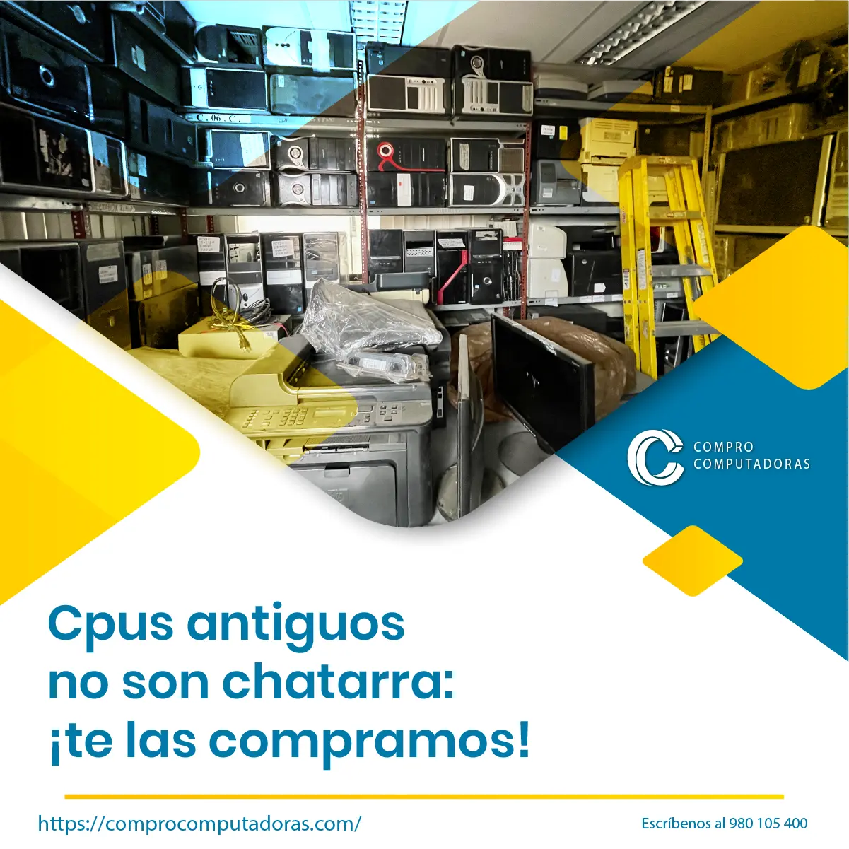  Empresa Líder en Compra de Computadoras en Desuso Lima