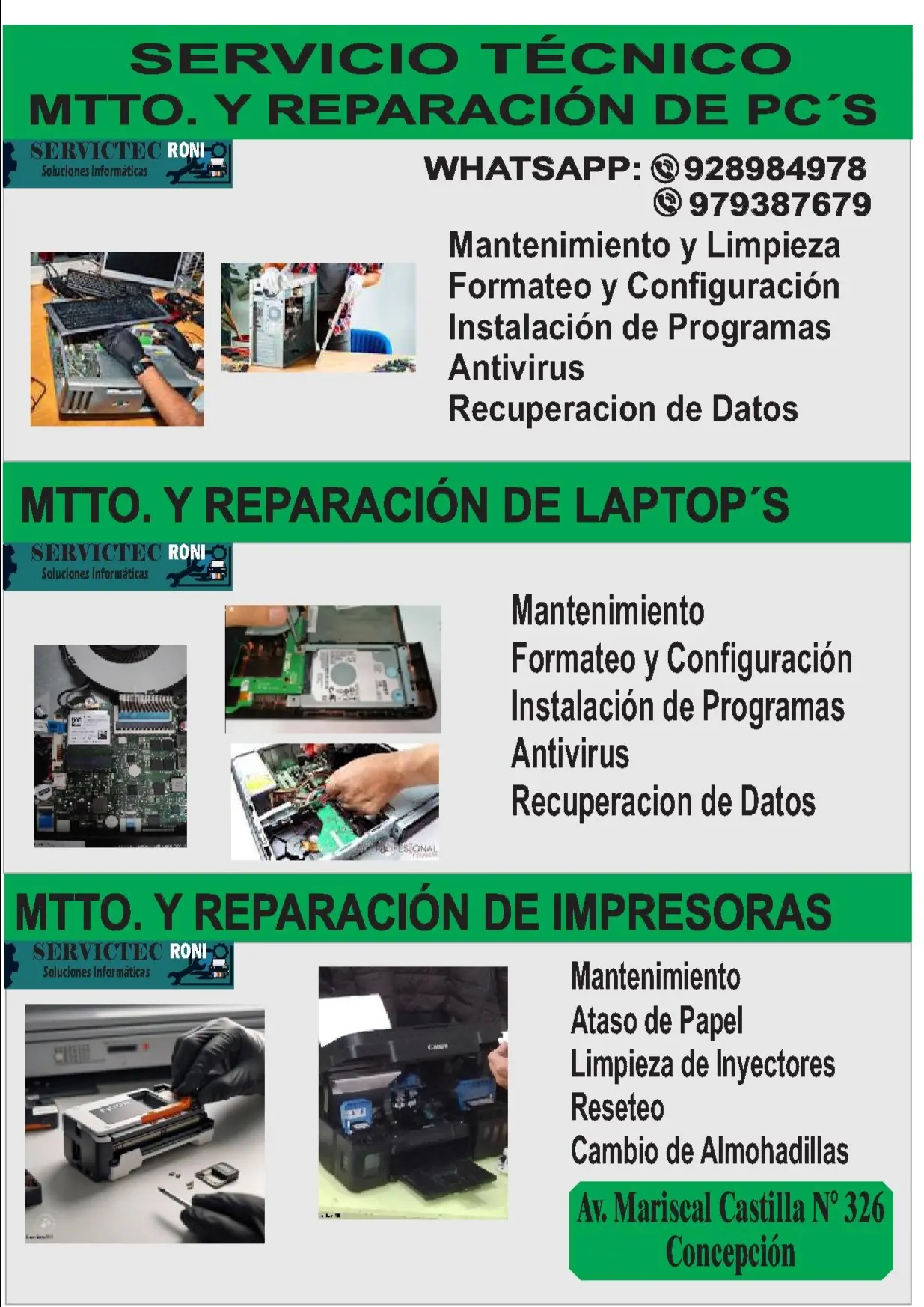 Servicio Técnico Informatico 