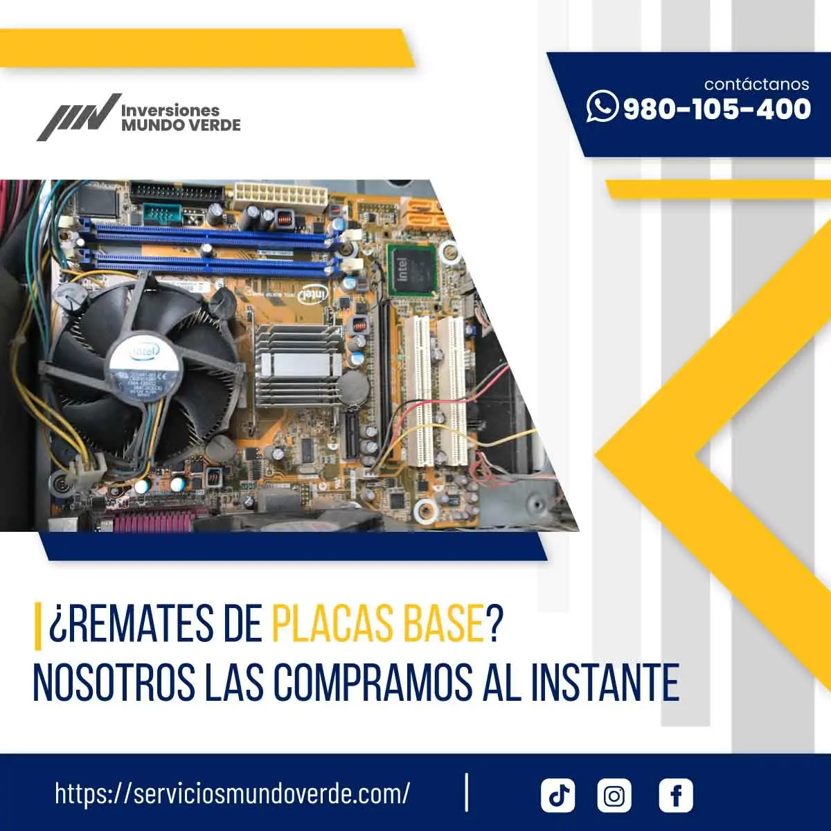 TIENES PLACAS MAINBOARD LO COMPRAMOS 