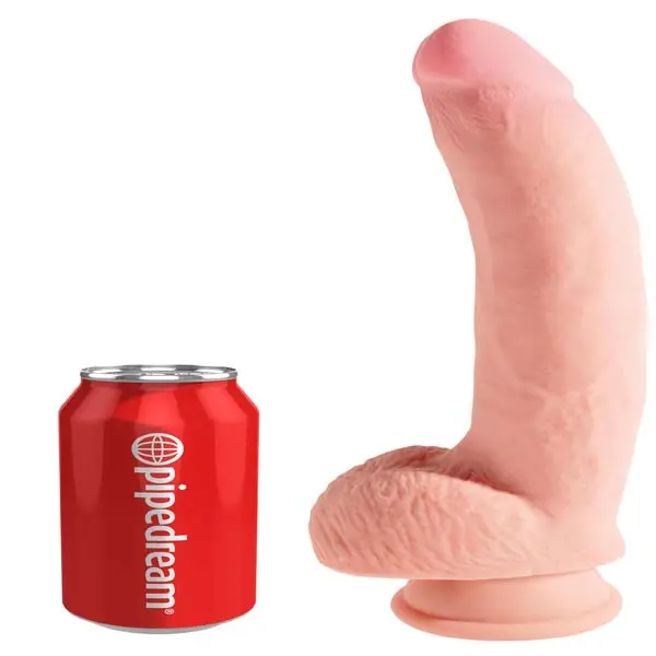 CONSOLADOR KING COCK PLUS 10 CON TESTICULOS. 