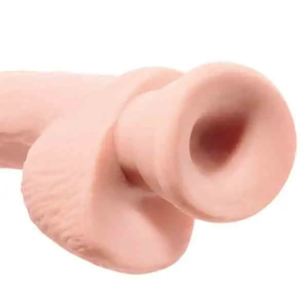 CONSOLADOR KING COCK PLUS 10 CON TESTICULOS. 