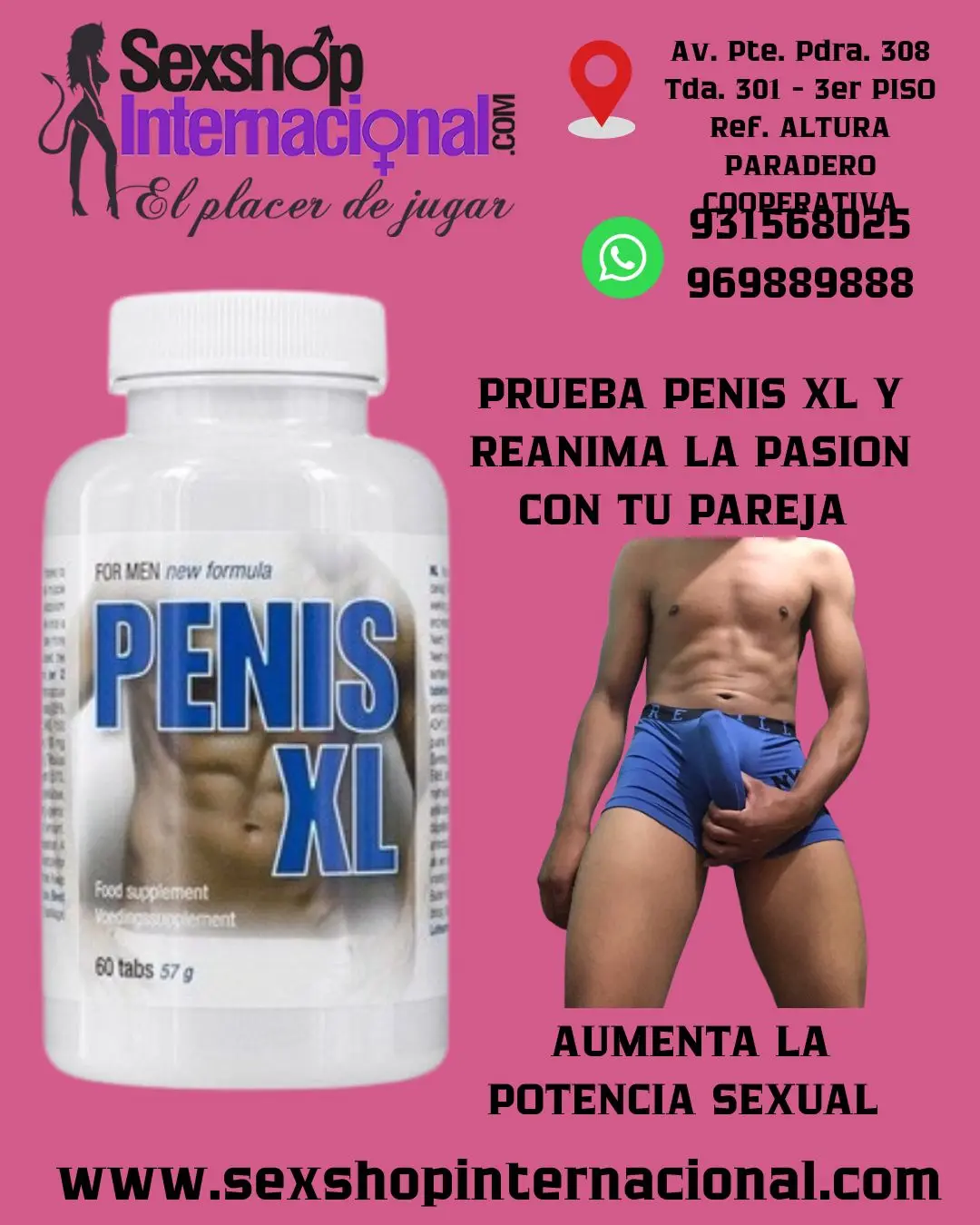 PENIS XL MAYOR POTENCIA SEXUAL 
