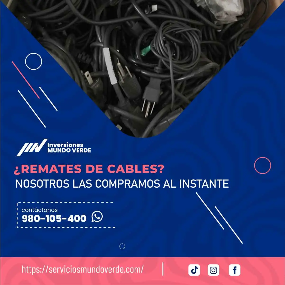 TIENES CABLES ELECTRICOS EN DESUSO LO COMPRAMOS 