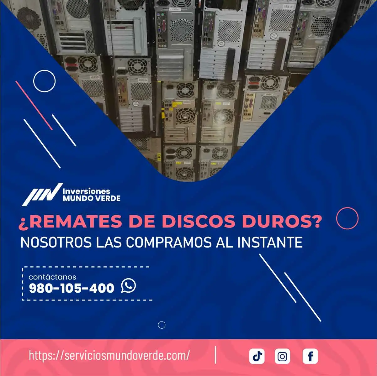 TIENES DISCOS DUROS ANTIGUOS LO COMPRAMOS 