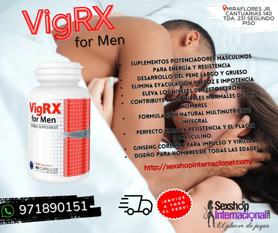 VIGRX FOR MEN- AUMENTA TAMAÑO Y GROSOR DE TU MIEMBRO VIRIL
