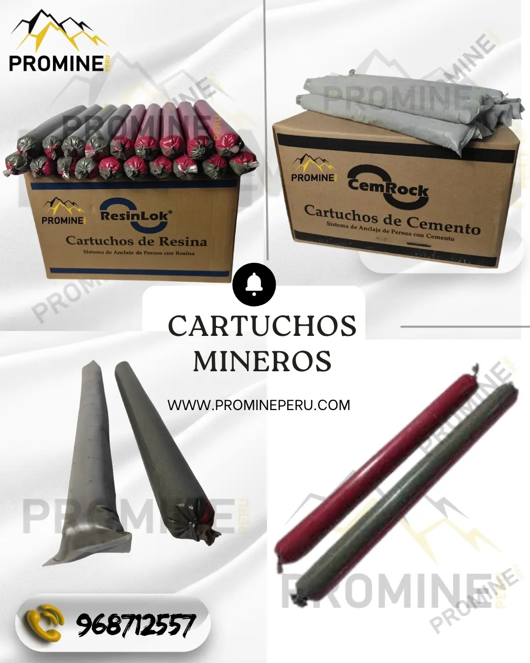 CARTUCHOS DE RESINA Y CEMENTO