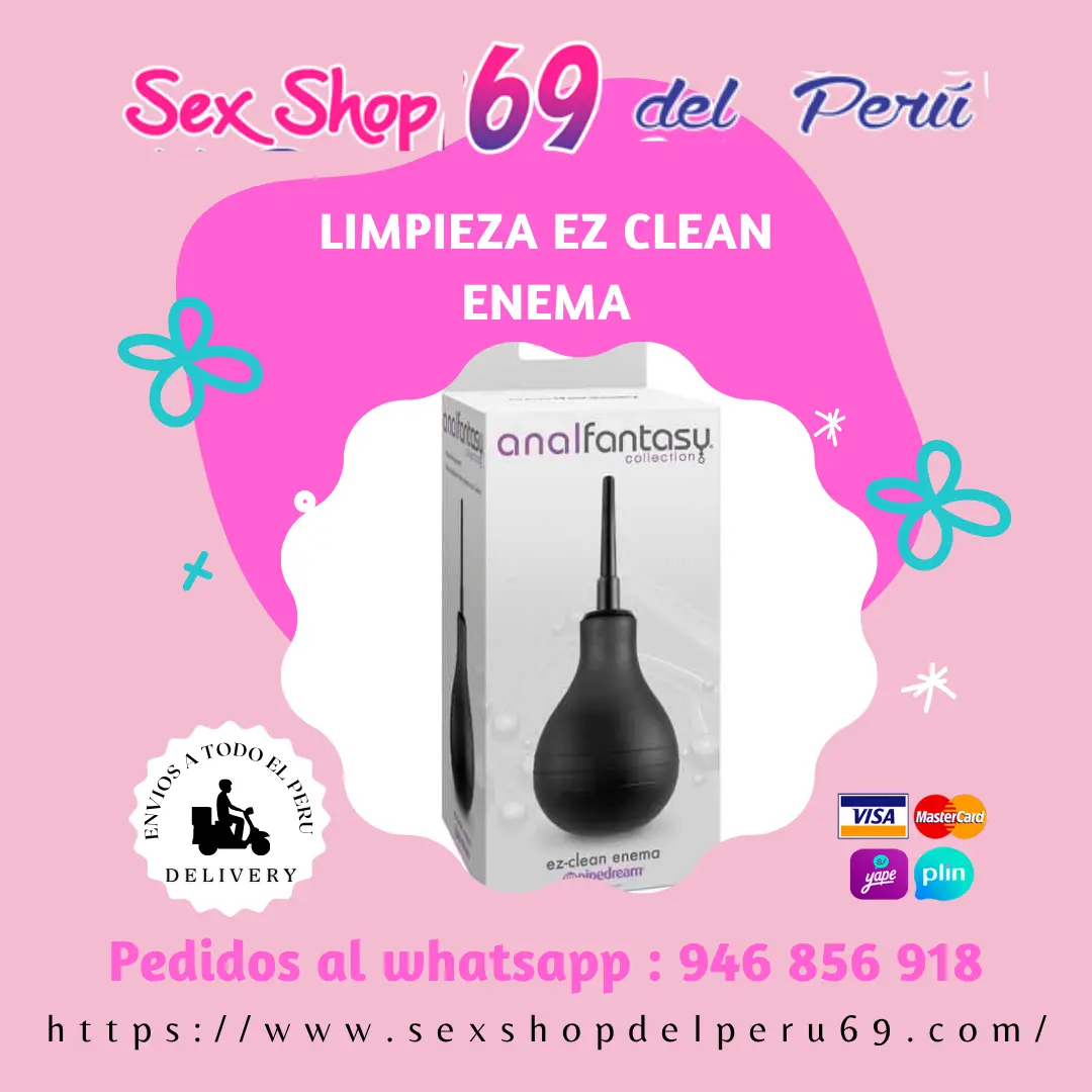 ESTIMULADOR EZ CLEAN ENEMA. sexshop69