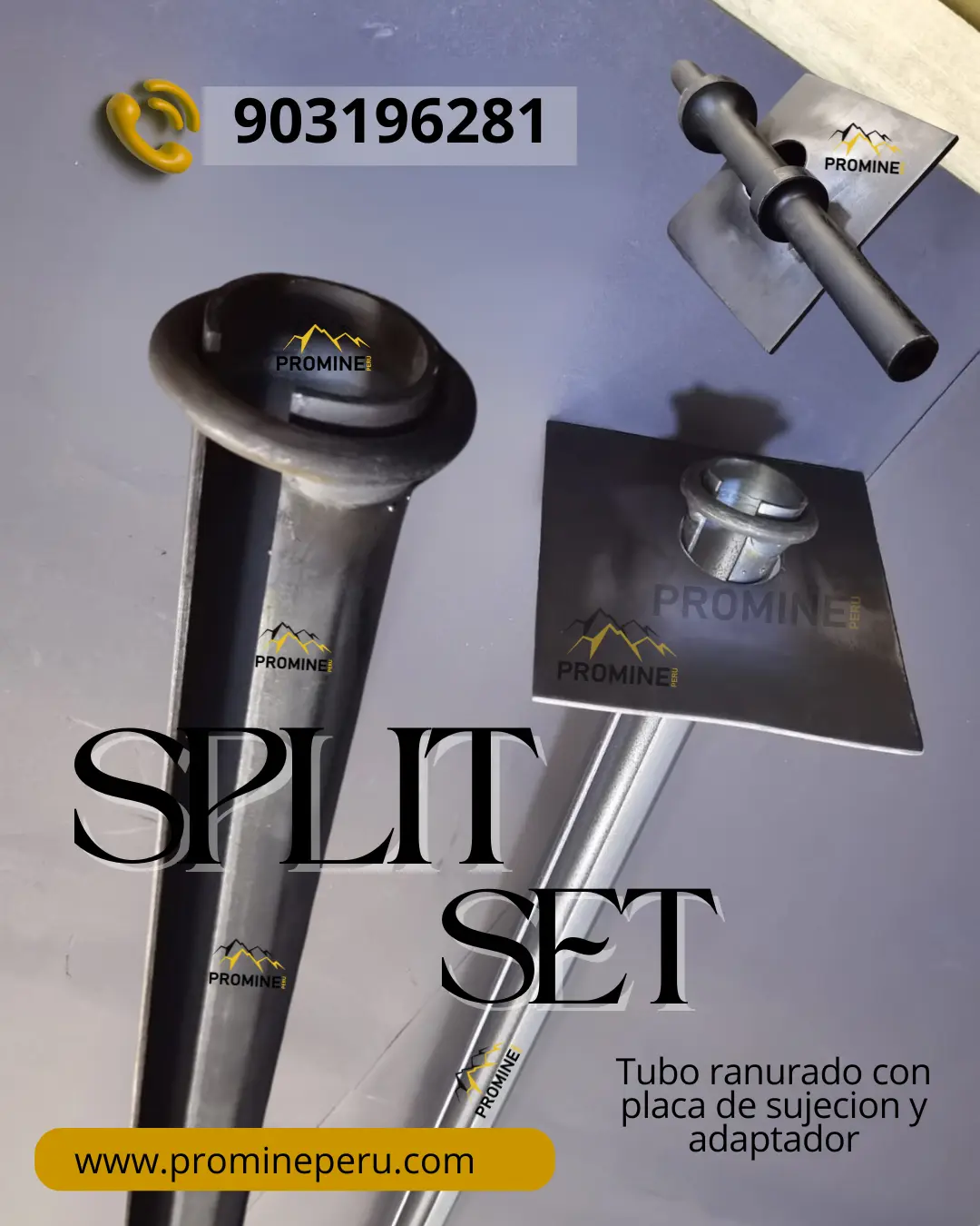 SPLIT SET - PERNO DE ANCLAJE EN LA MINERÍA 