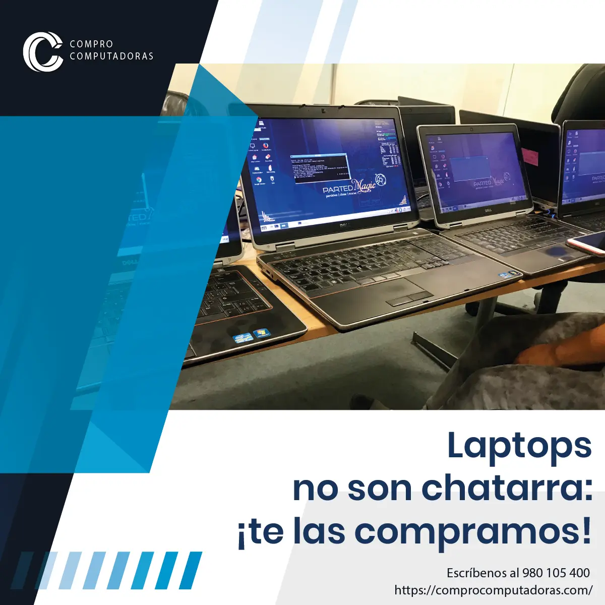 Vende tus computadoras dadas de baja sin complicaciones