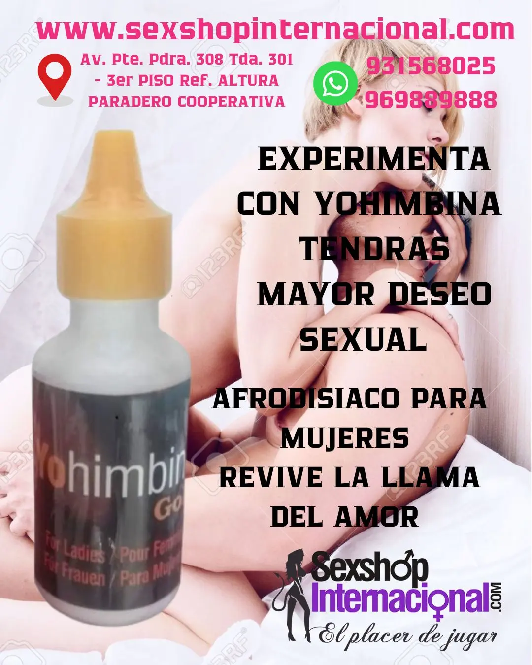 YOHIMBINA GOLD - AFRODISIACO PARA MUJERES 