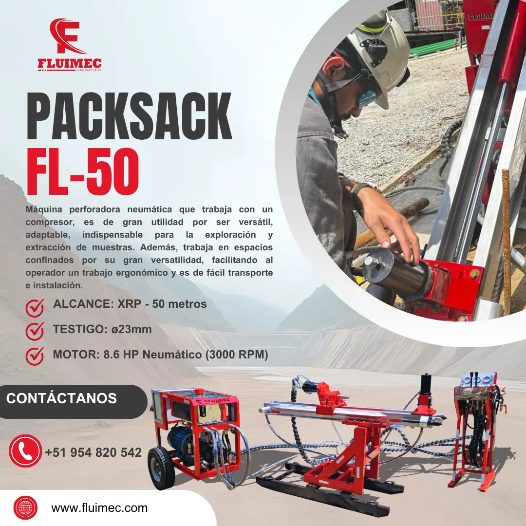 PACKSACK HIDRÁULICA FL50 FLUIMEC 