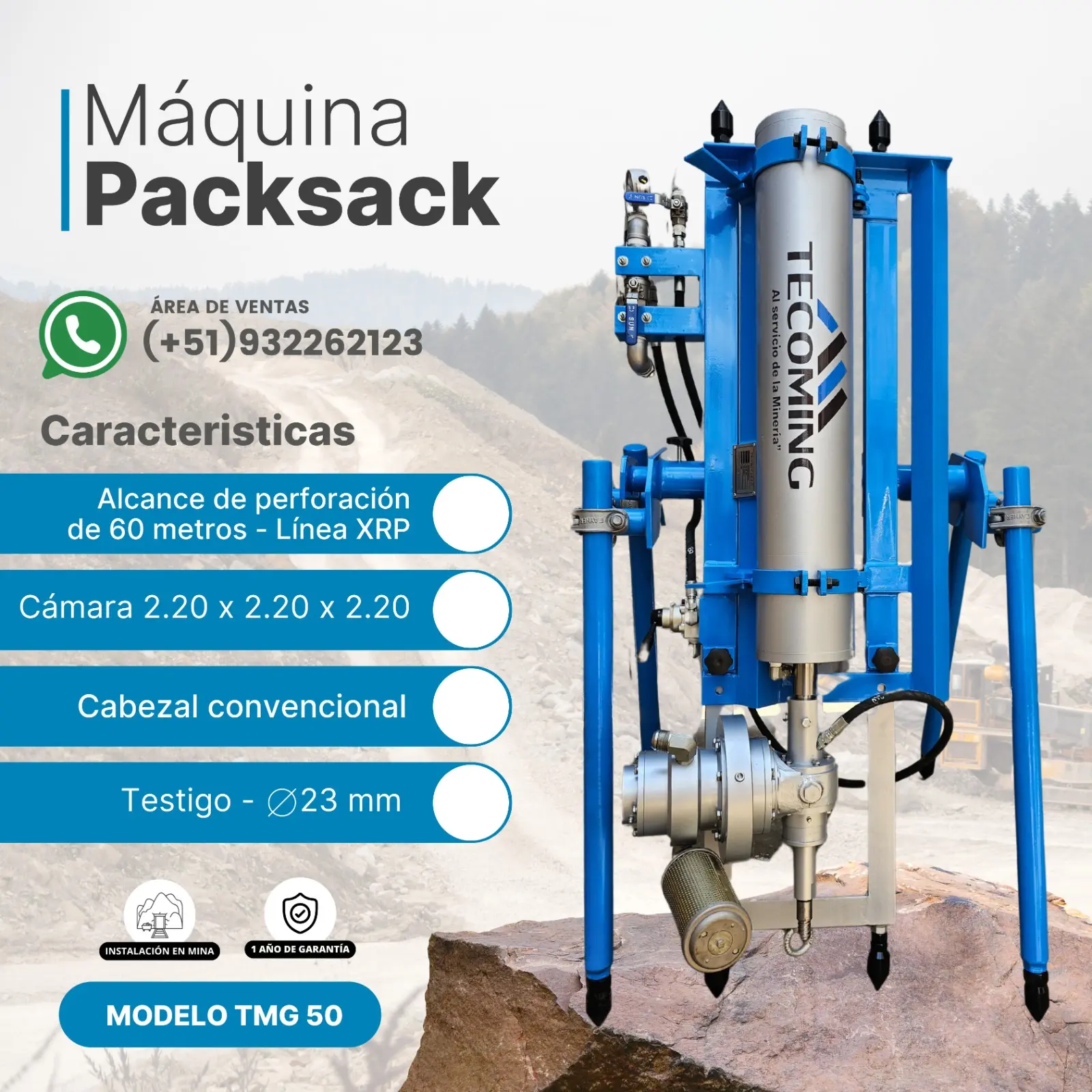 MÁQUINA PACKSACK TMG 50 