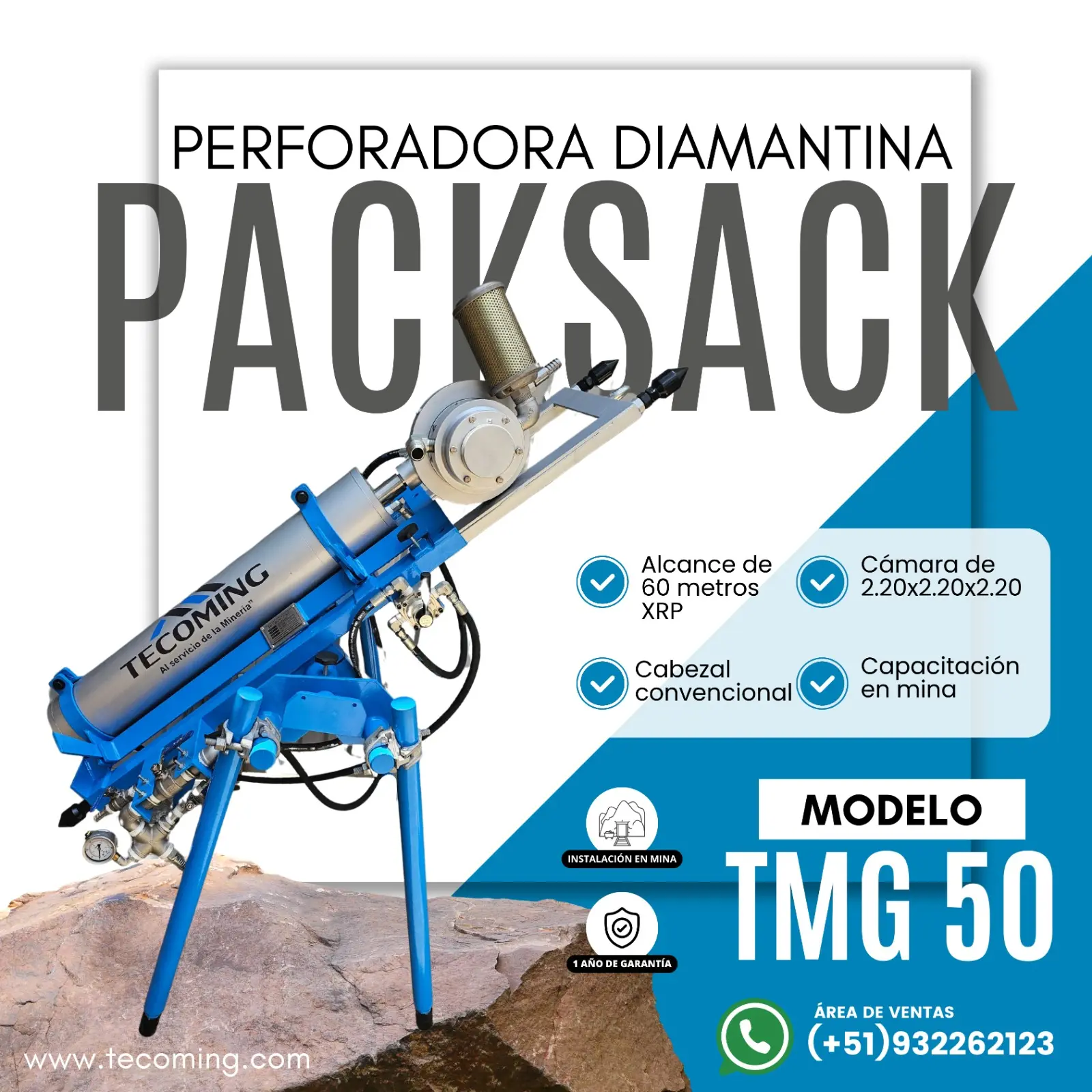 PACKSACK - PERFORADORA DIAMANTINA 