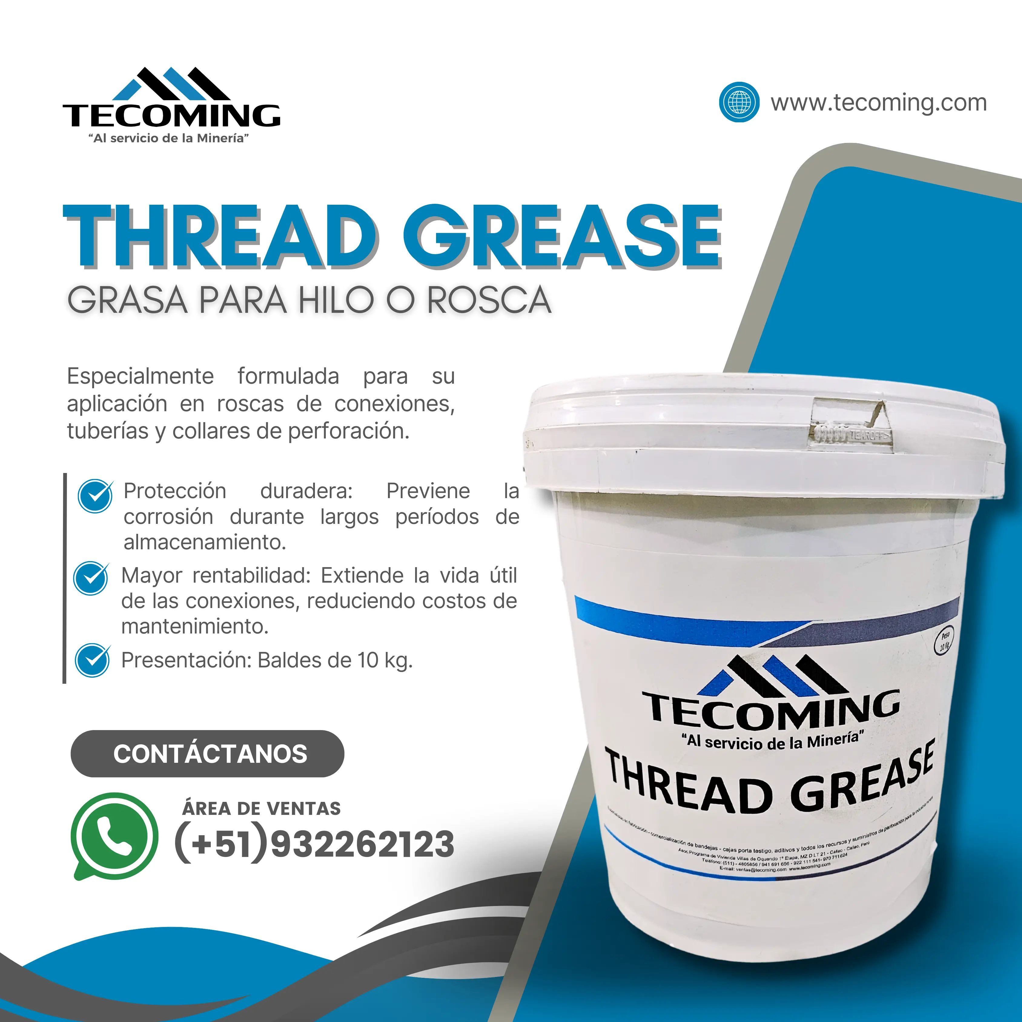 THEREAD GREASE - GRASA PARA HILO O ROSCA 