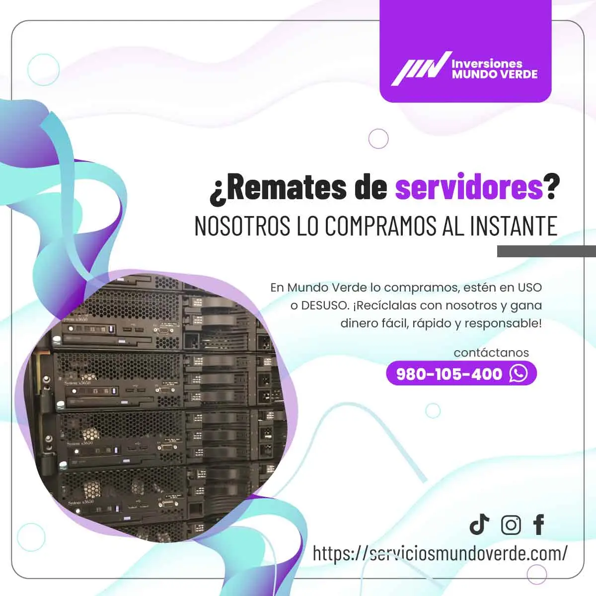 TIENES SERVIDORES ANTIGUOS LO COMPRAMOS 