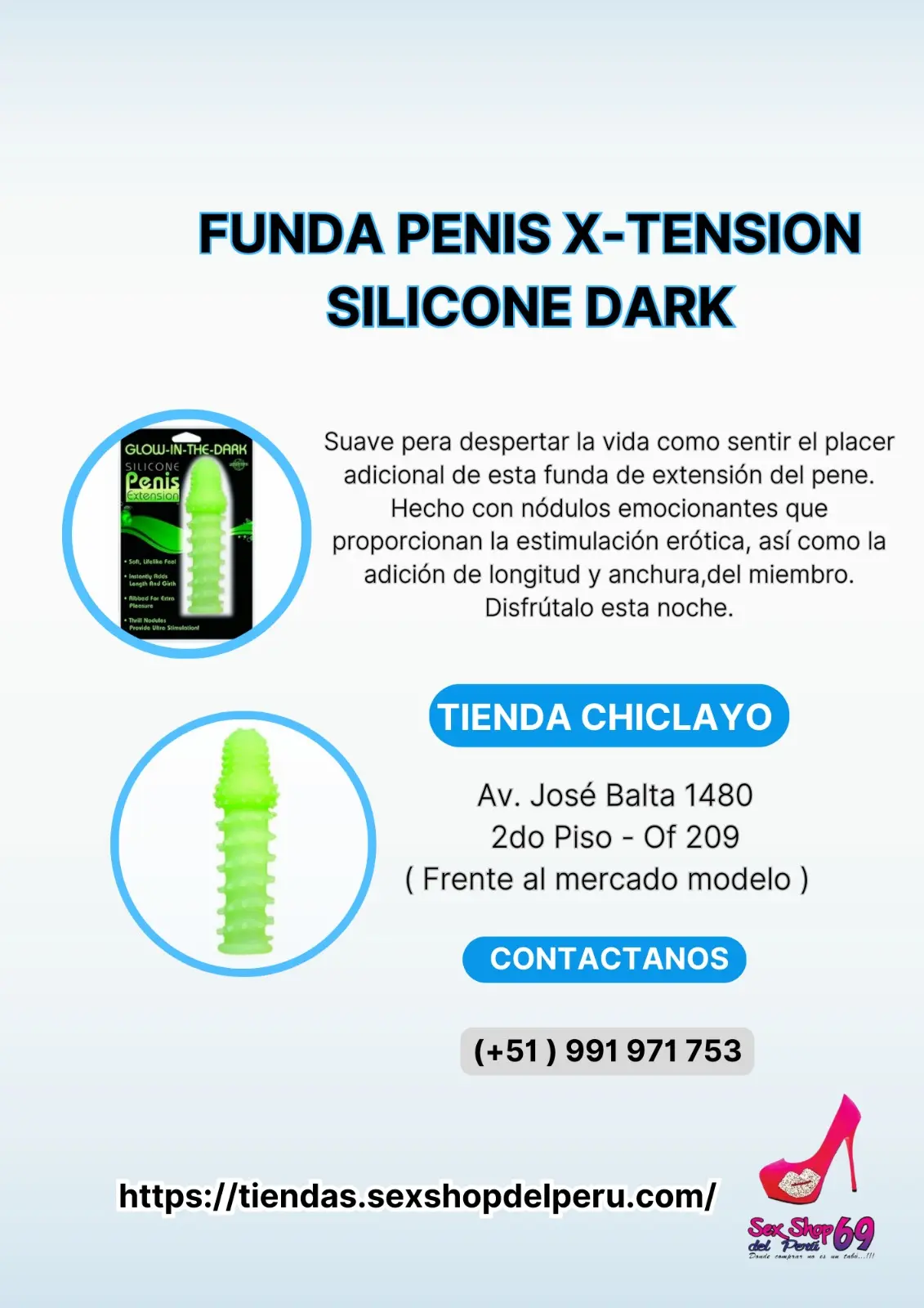 FUNDA PENIS X-TENSION SILICONE DARK