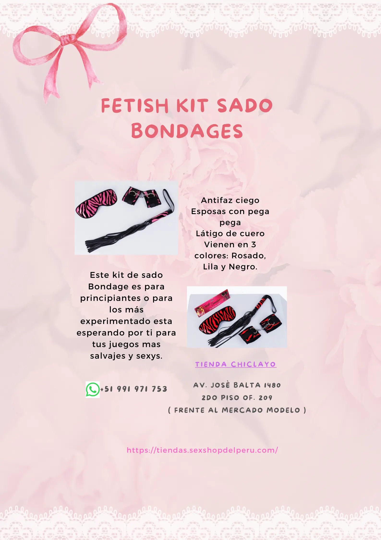 FETISH KIT SADO BONDAGES