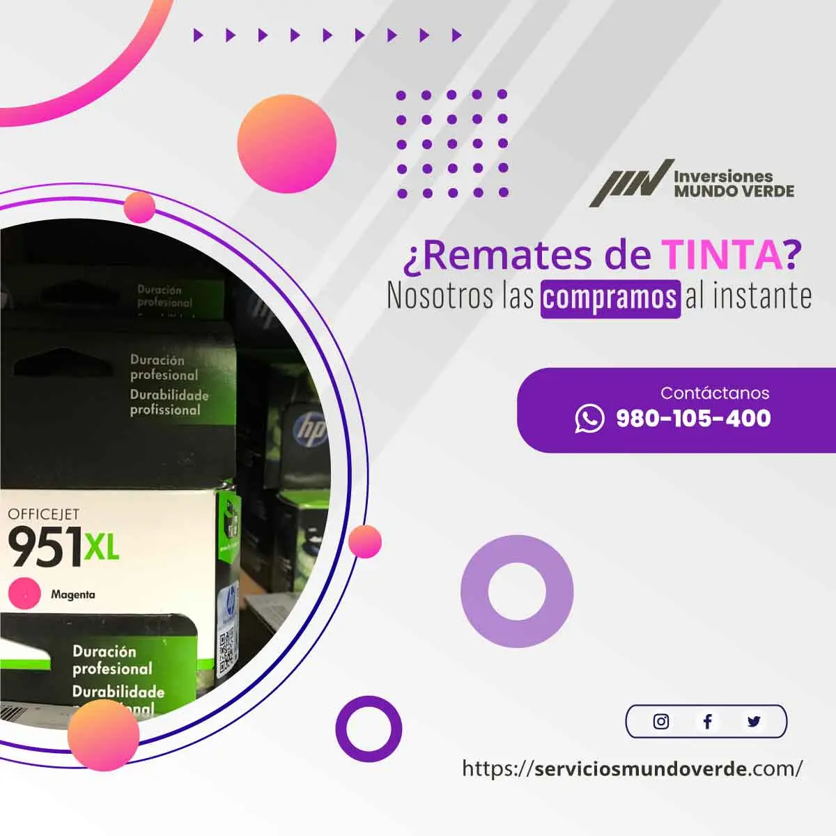 TIENES TINTAS LO COMPRAMOS