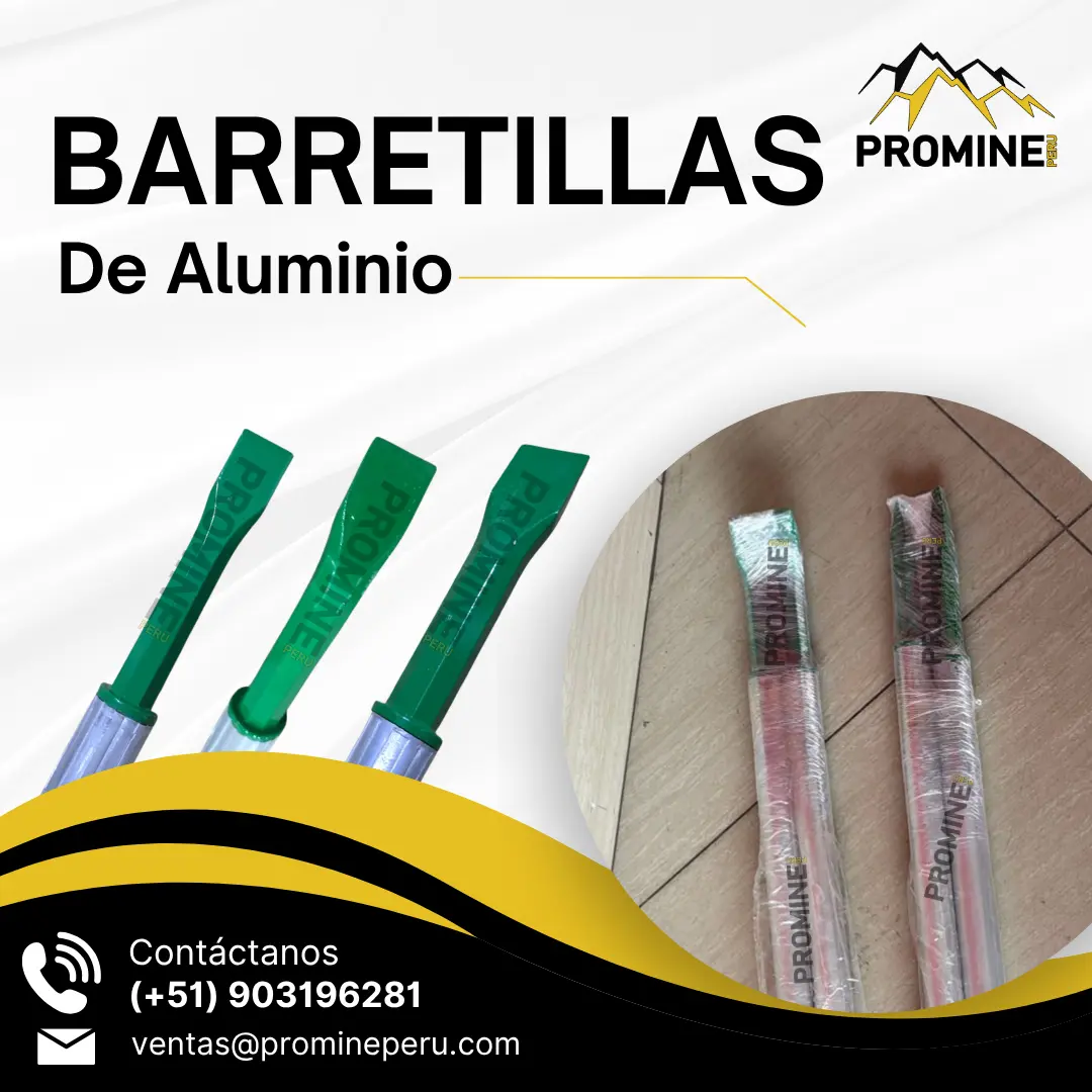 BARRETILLAS DE ALUMINIO - SOPORTE EN MINA 