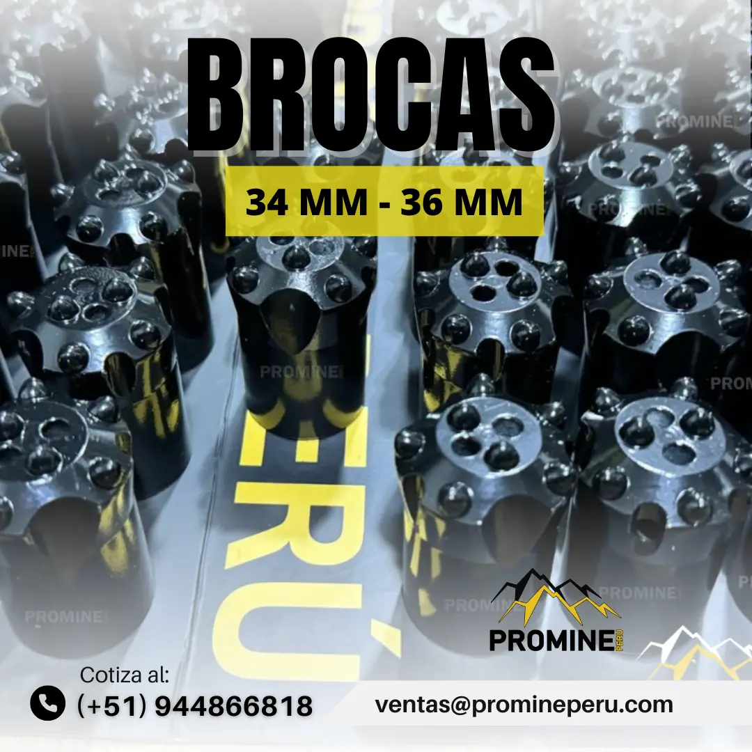 Brocas Cónicas para Perforación Manual o Semi Mecánica