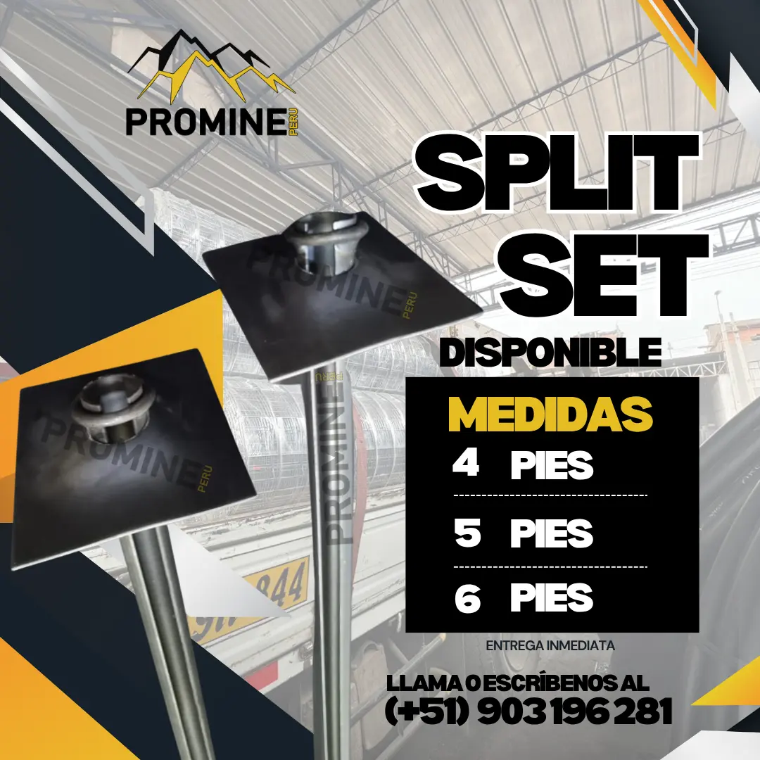 SPLIT SET - SOPORTE EN MINA 