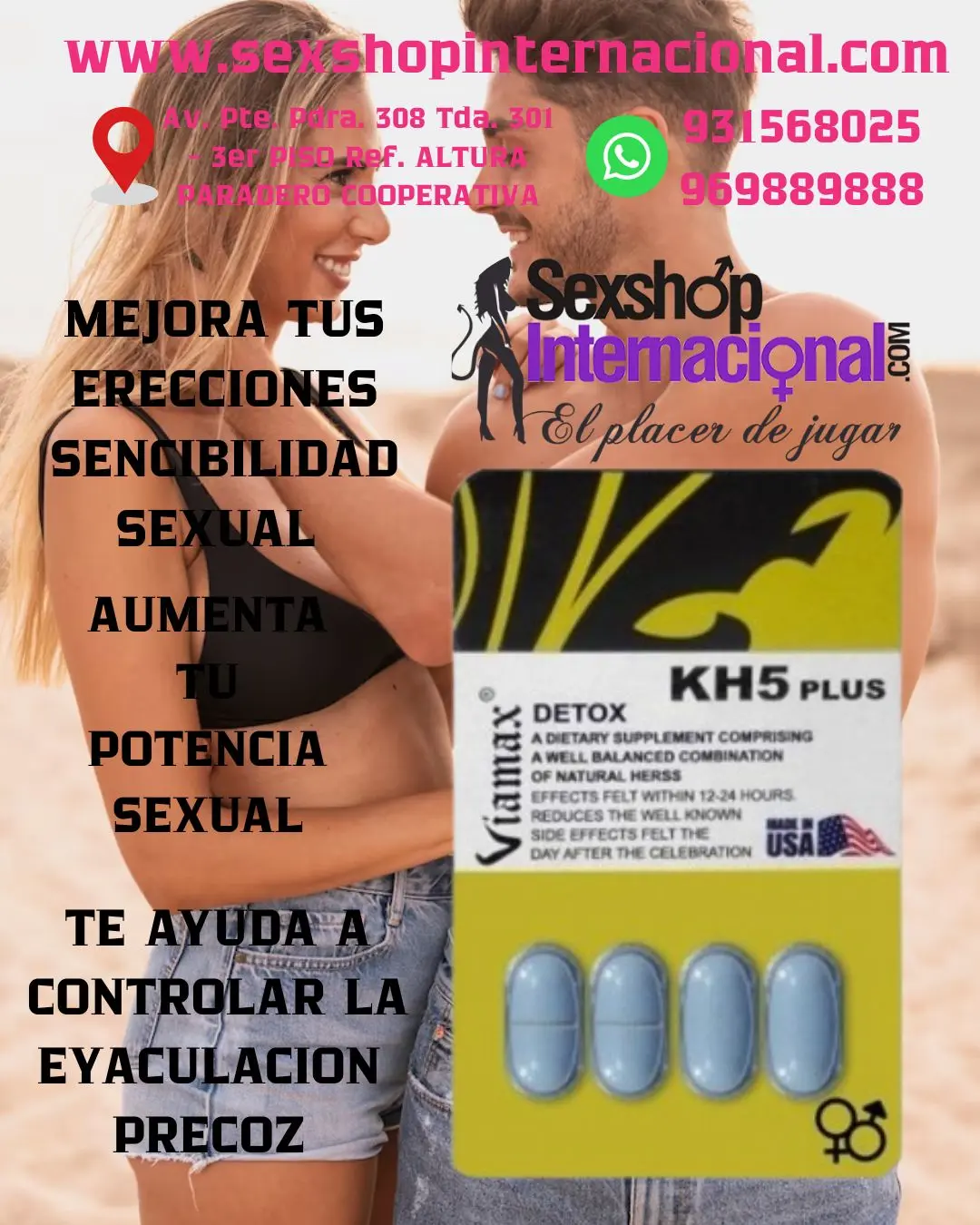 VIAMAX® DETOX KH5 PLUS MEJOR POTENCIA SEXUAL 