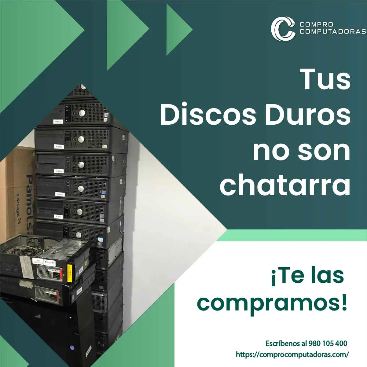  Equipos de oficina antiguos Compramos tus PCs 