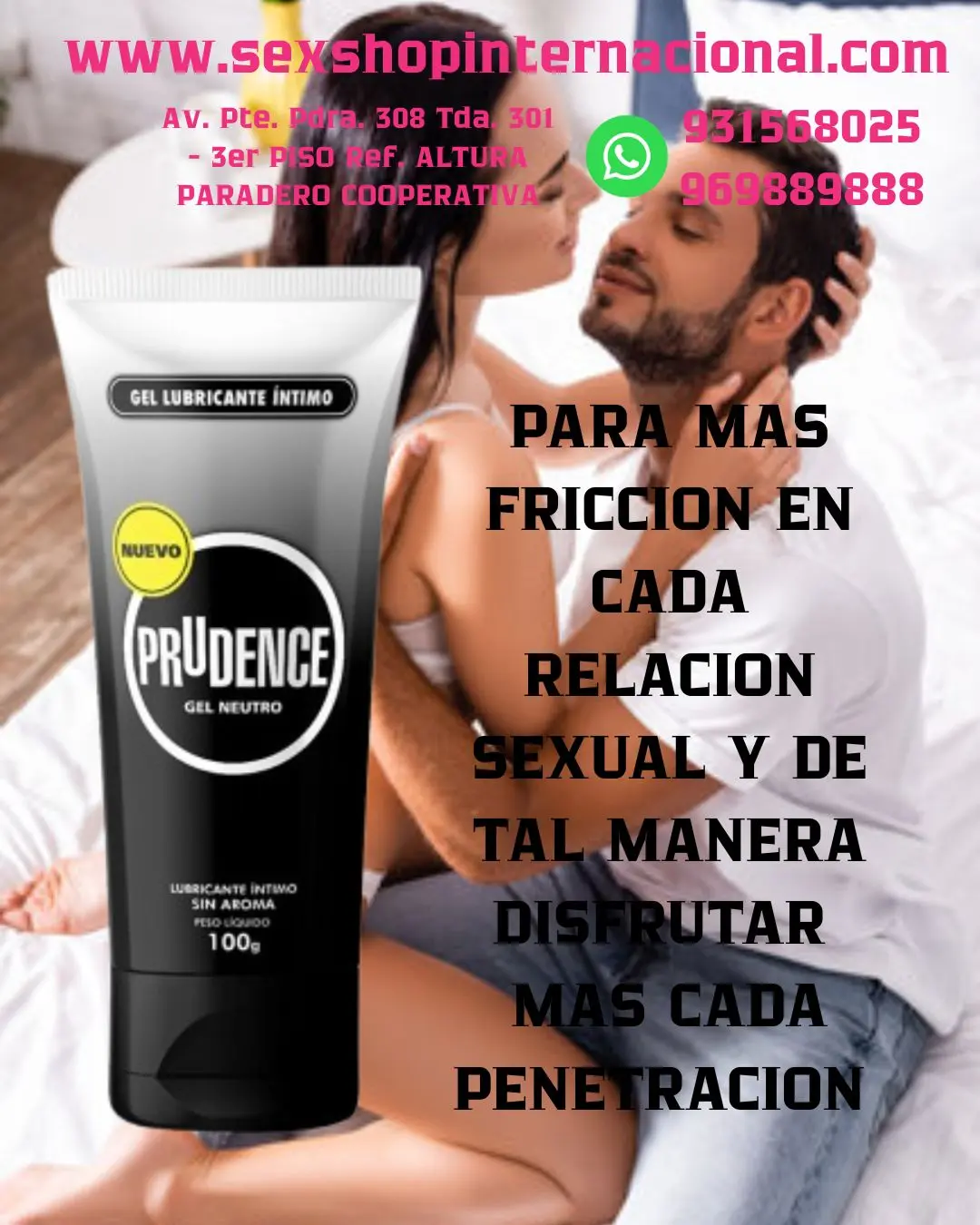 GEL LUBRICANTE ÍNTIMO PRUDENCE LUBRICACIÓN NATURAL 