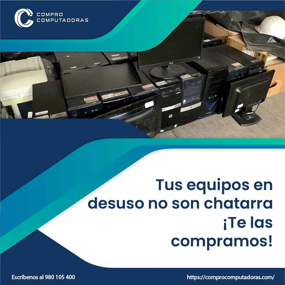  Tienes PCs en desuso Nosotros las recogemos y compramos 