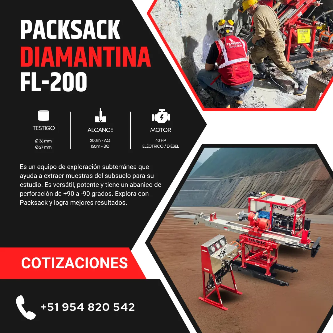  PACKSACK DIAMANTINA FL-200 mineria 