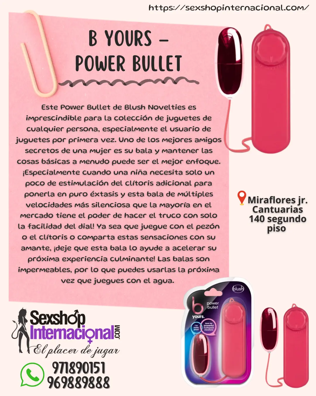 HUEVO VIBRADOR- SIENTE EL PODER DE SUS VIBRACIONES -SEXSHOP