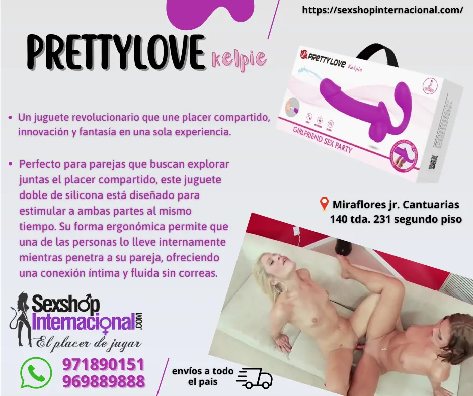 Consolador Lésbico con Eyaculación Kelpie-EL PLACER DE JUGAR