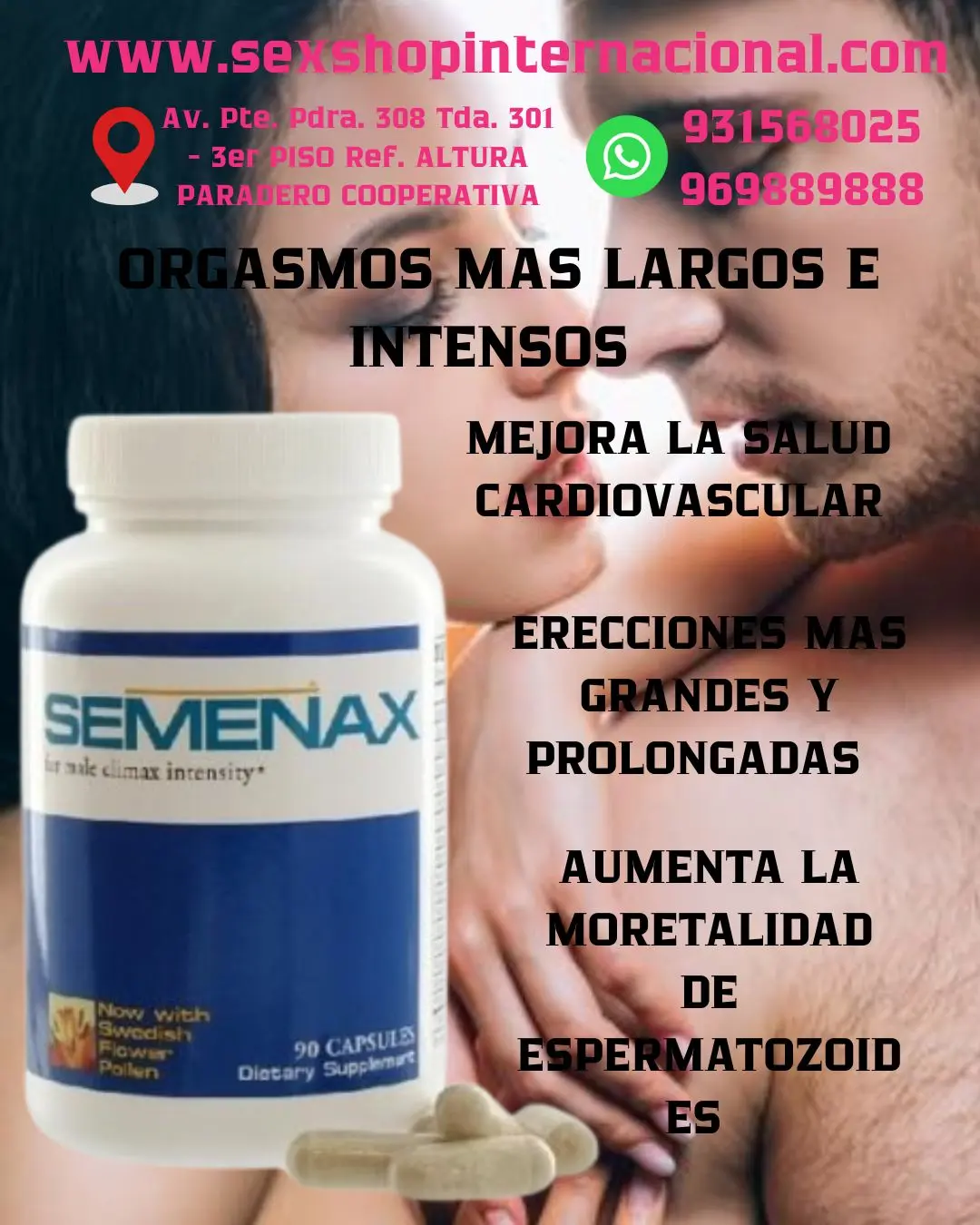 SEMENAX - MEJORA LA CIRCULACIÓN DE LA PRÓSTATA