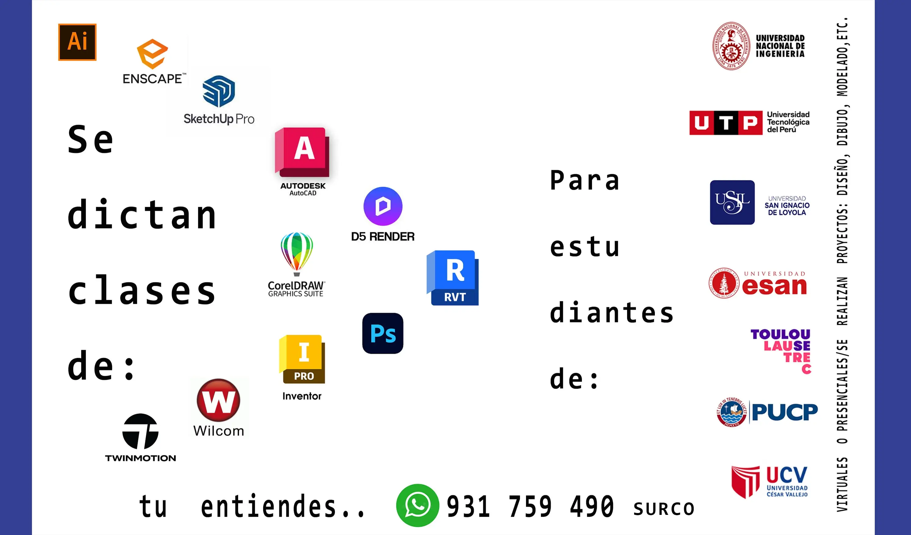 CLASES DE REVIT AUTOCAD INVENTOR