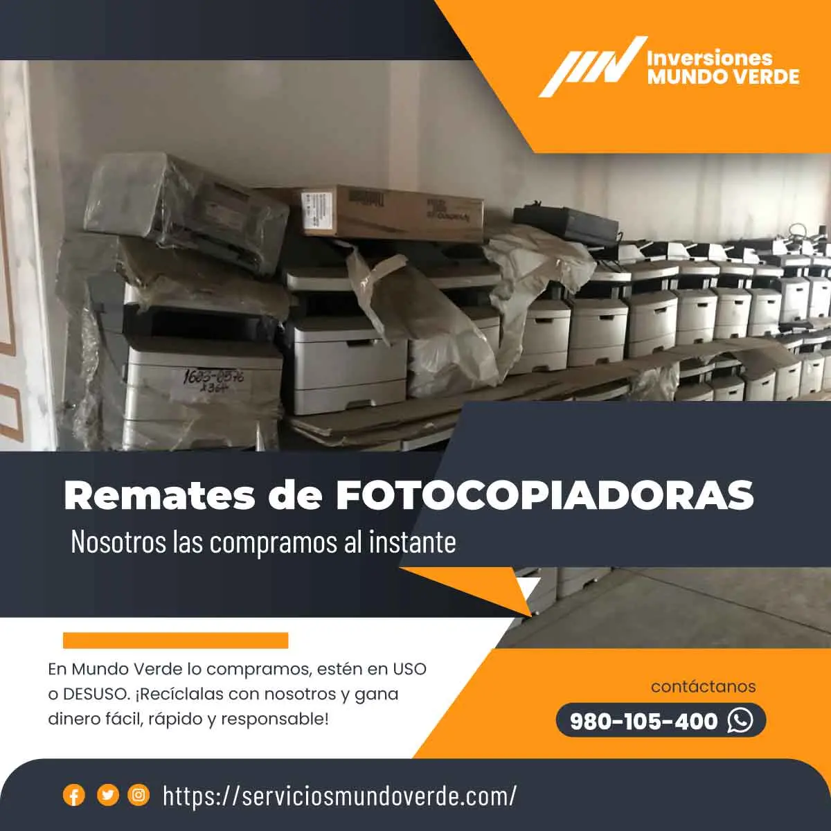 TIENES FOTOCOPIADORAS LO COMPRAMOS 