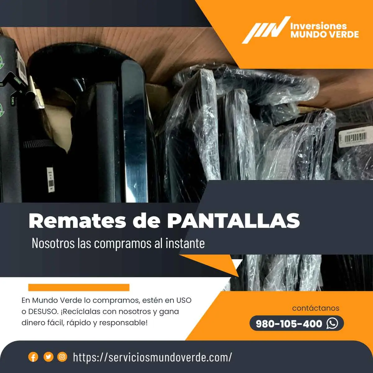 TIENES PANTALLAS LO COMPRAMOS 