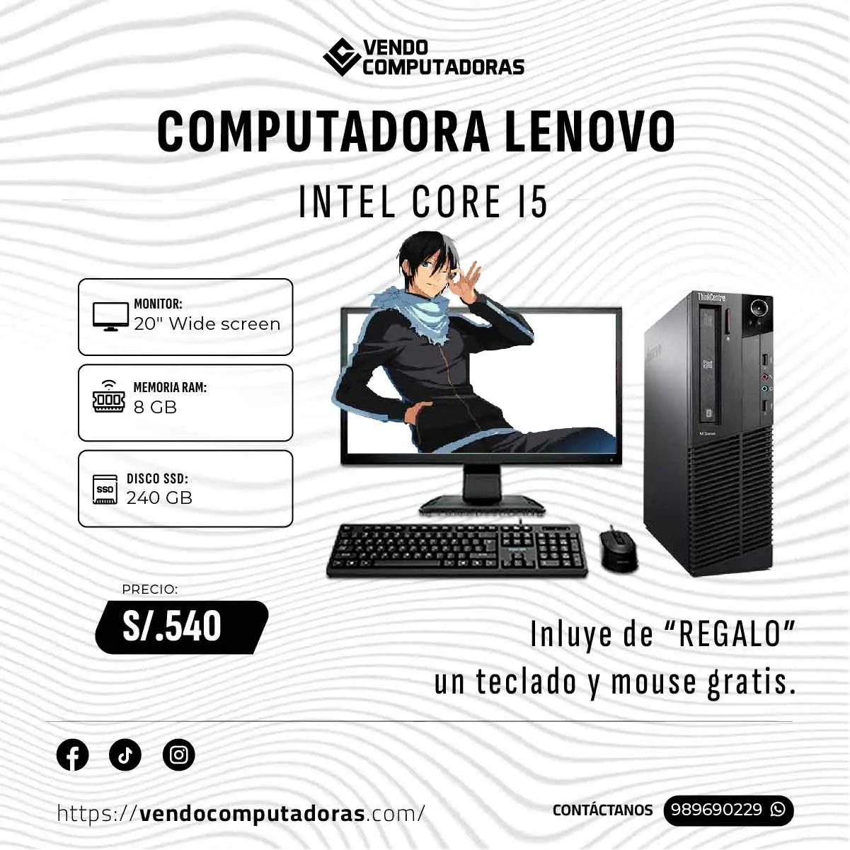  Combo completo de computadora monitor regalos 