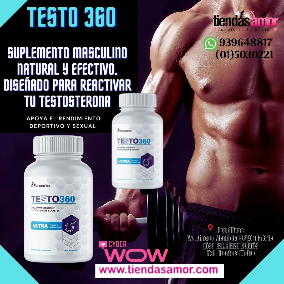 TESTO 360 RECUPERA TU POTENCIA Y DOMINA TU RENDIMIENTO