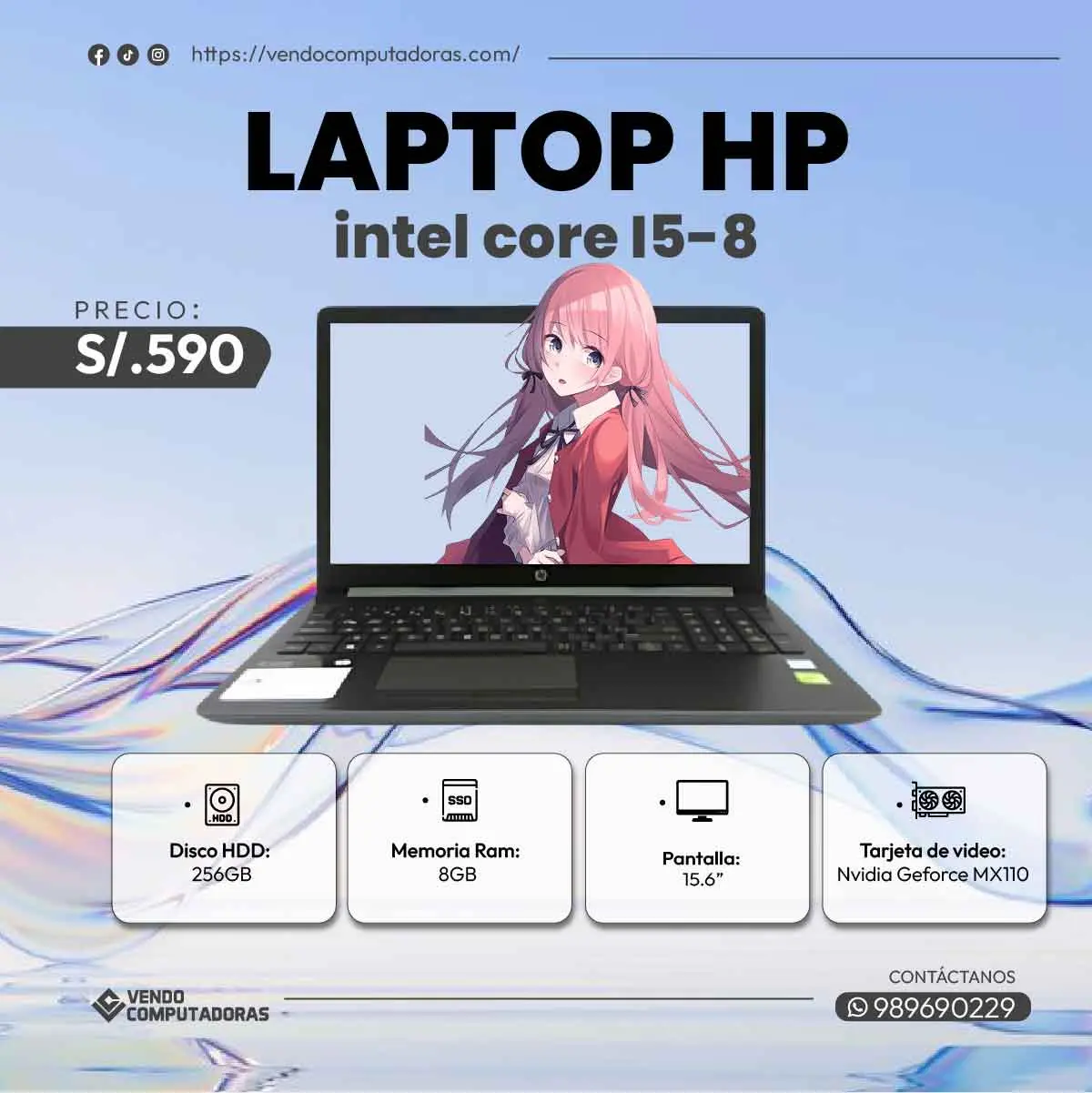  Laptop lista para todo Rápida ligera y perfecta