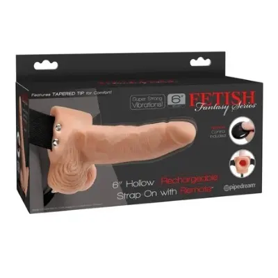 PROTESIS VIBRADOR FETISH FANTASY SERIES 6 CON CONTROL REMOTO