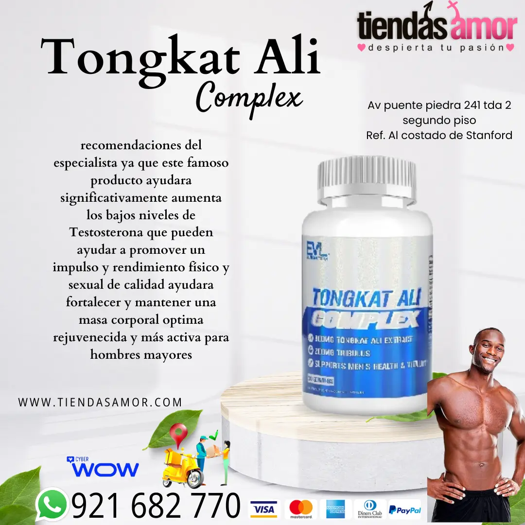  Tongkat Ali Complex testosterona para hombres para ayudar
